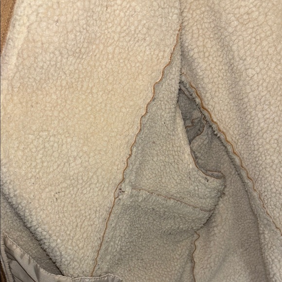 Women’s Tan Shearling Jacket - Picture 9 of 9